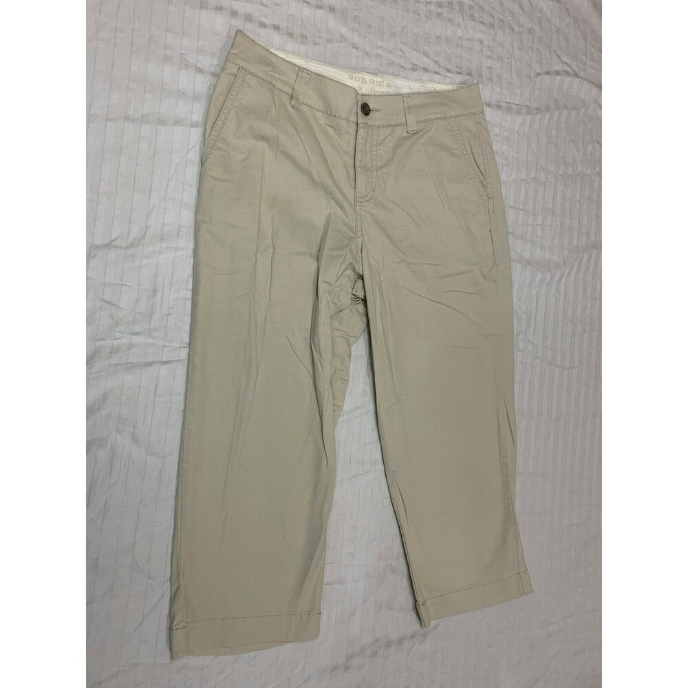 SONOMA WOMENS CAPRIS PANTS SIZE 8